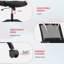 Chaise de travail en filet pour bureau personnel-62677064
