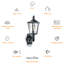 Classic Outdoor Wall Latern L 15 S with Motion Sensor E27-98439998