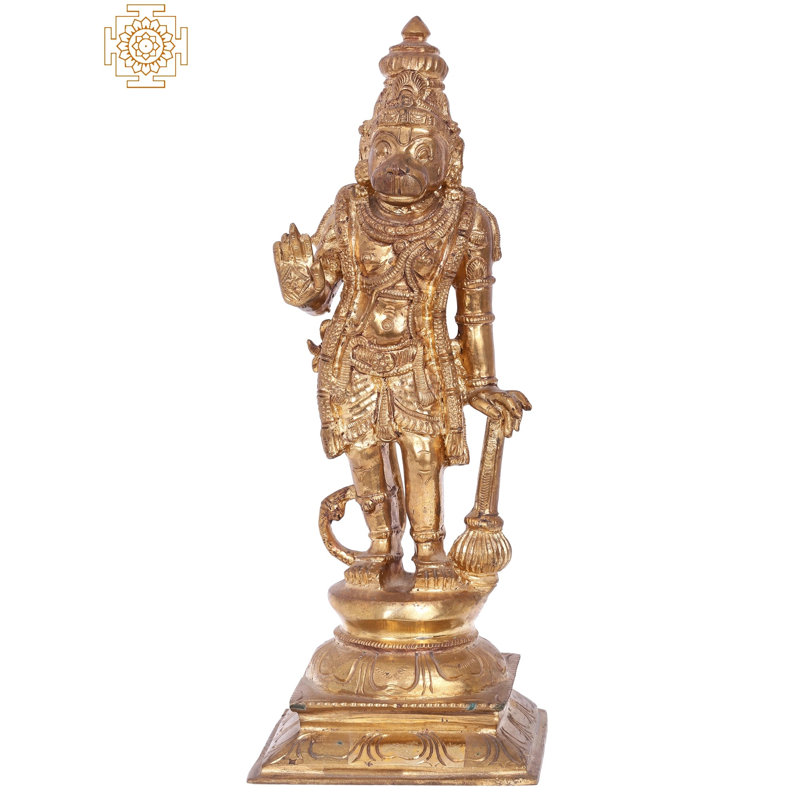 Figurine Sankat Mochan Hanuman debout