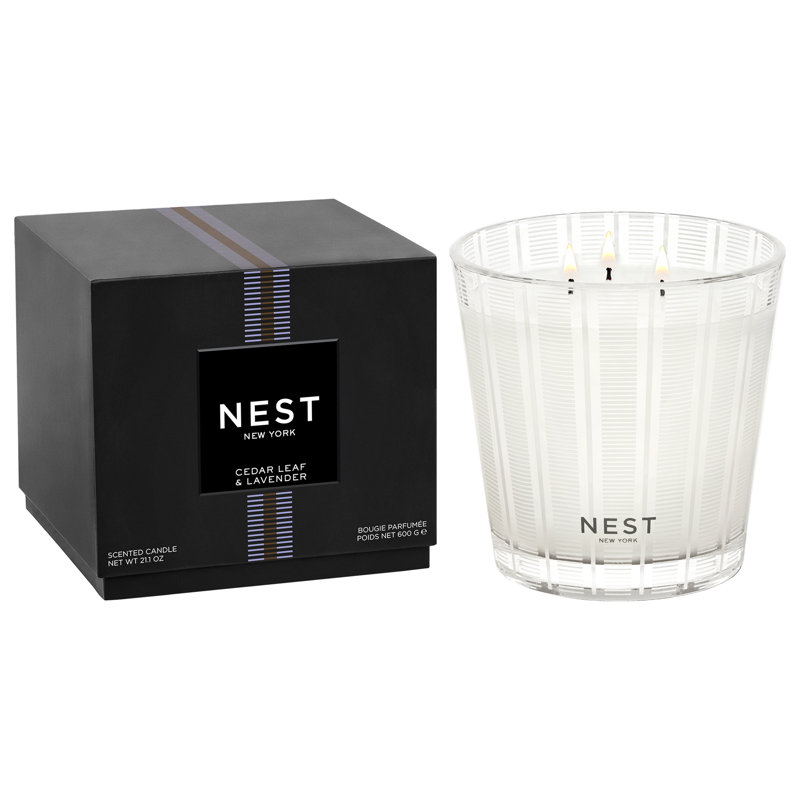 Cedar Leaf & Lavender Classic Candle, 3-Wick