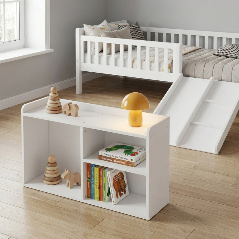 Lit simple mezzanine bas