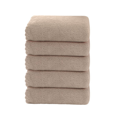 Bath Towels5pc Velvet Towel Plain Face Towel Soft Absorbent Face Wash Ah Face Towel