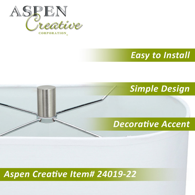 Lamp Finial, Brushed Nickel