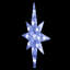 Décoration lumineuse pour sommet de sapin étoile