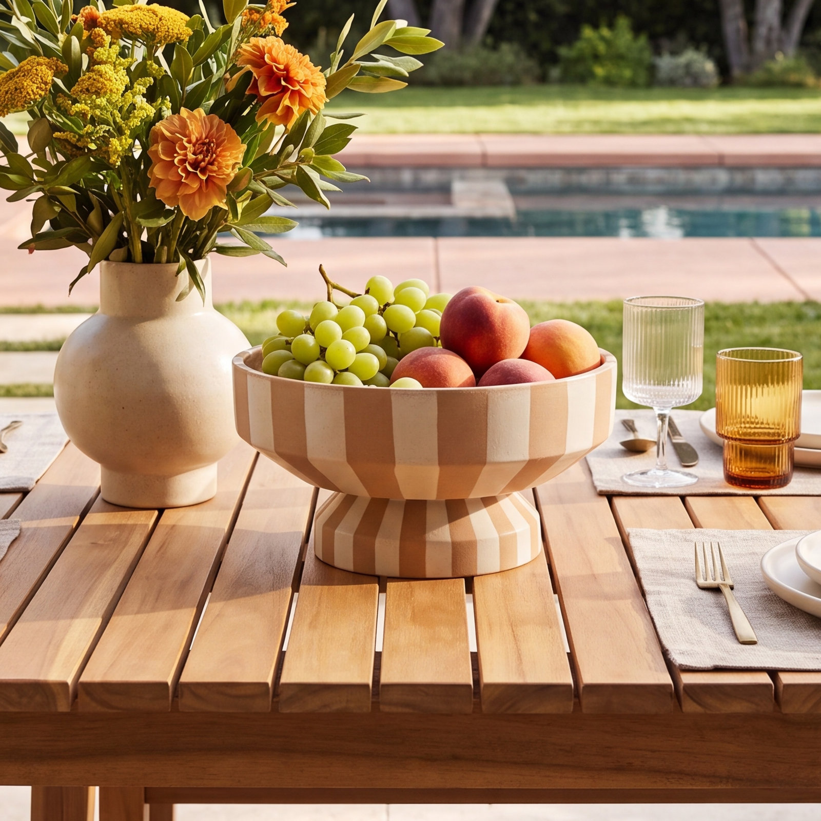 Tamica Ceramic Serving Bowl