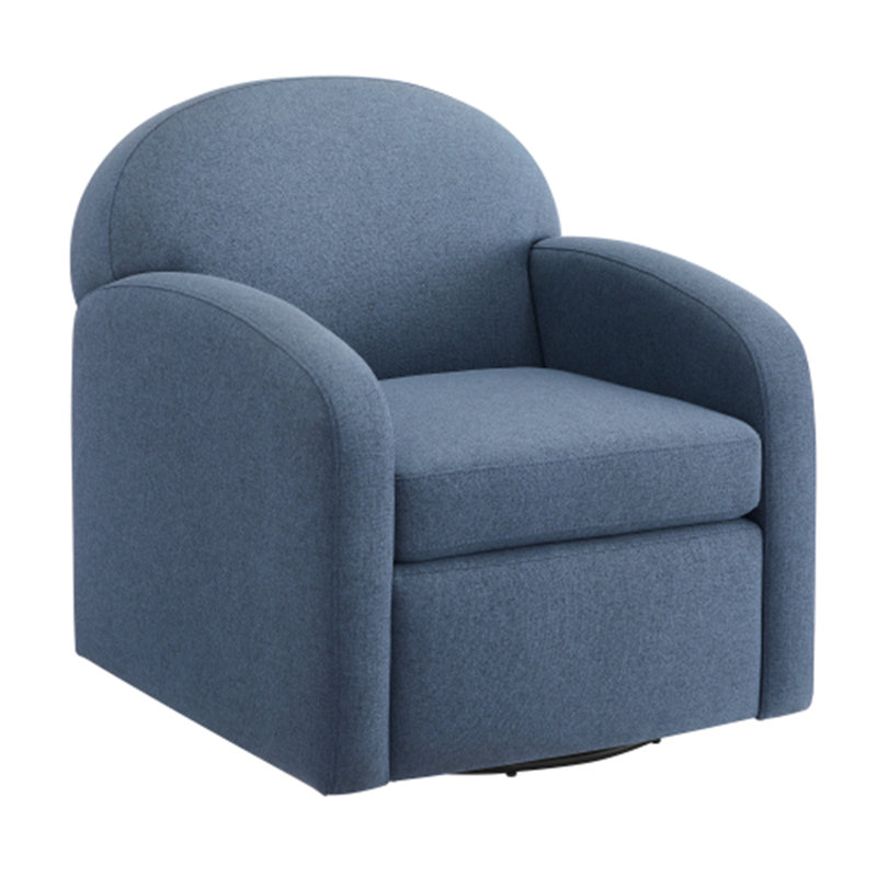 Fauteuil pivotant à 360 ° Edie Chic, Marine