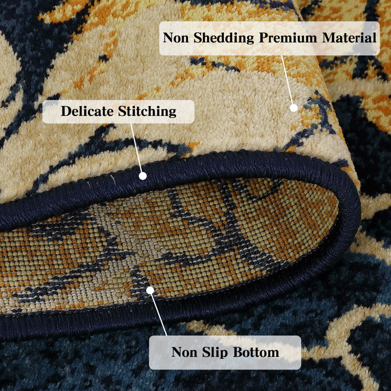 Washable Indoor Rug, Rectangle 5' x 8'