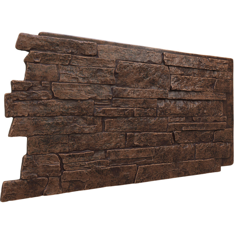 EverStone Acadia Ledge Faux Stone Panel, Sequoia Valley