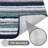 Griffie 100% Polyester Bath Rug Stripe Pattern with TPR Backing Machine Washable Soft & Absorbent Bathroom Rug-1780349225-1754967491