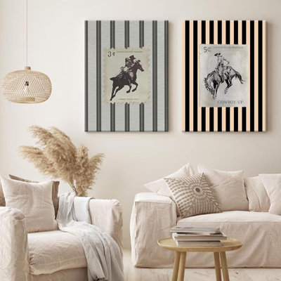 2 Piece Wrapped Canvas Wall Art