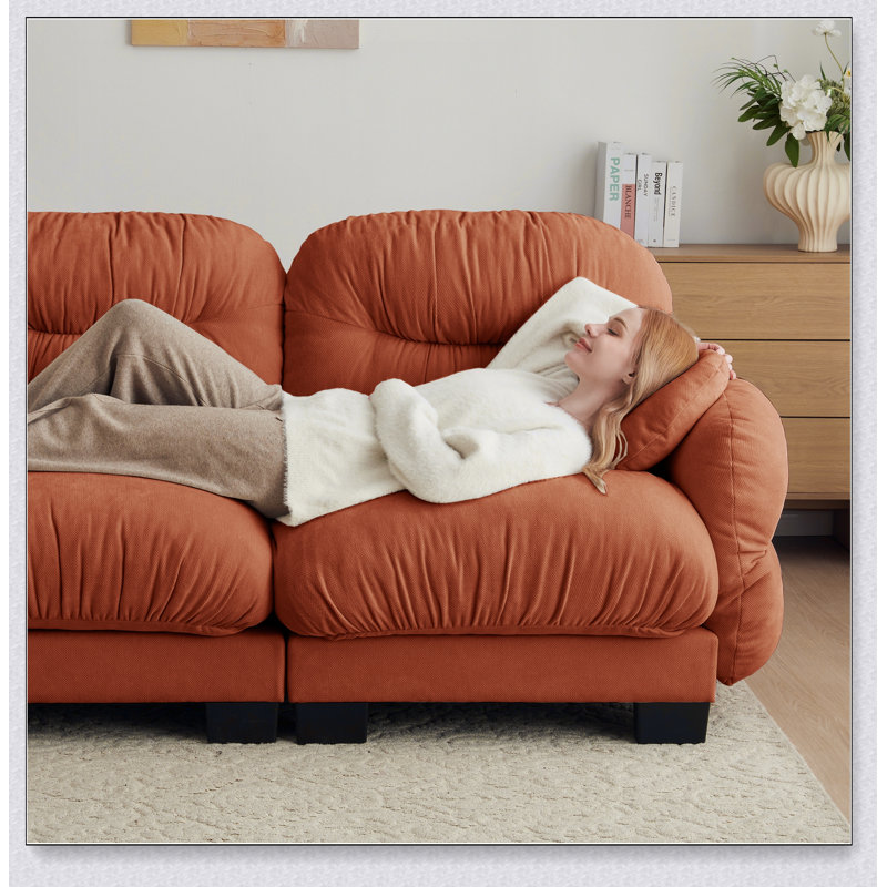 Repose-pieds Flora Chenille - Confort moelleux avec un design ergonomique, parfait pour la détente et les intérieurs modernes