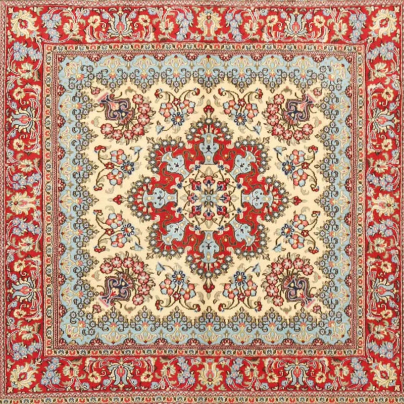 Oriental Indoor Rug, Round 5'