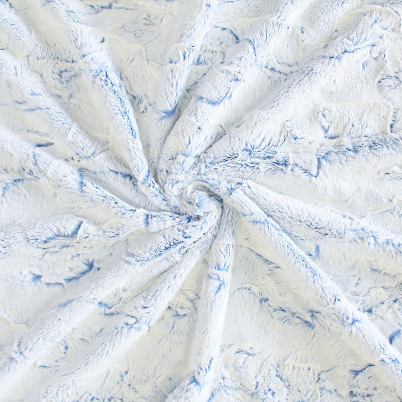 Couverture en polyester Whisper Dog, Lotus bleu, 58 po x 58 po