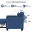 Fauteuil d'appoint à dossier convertible simple Marcio-461239311