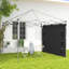 17 Stories Polyester Side Wall for Canopy-814250429