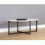 Table basse KIara - ovale - blanc