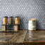 Hudson 1" x 1" Porcelain Honeycomb Mosaic Wall & Floor Tile-347380870