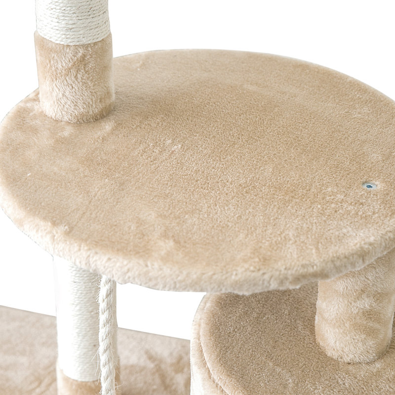 118 cm H Cat Tree / Condo, Beige