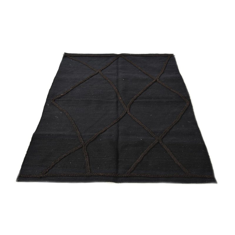 Tapis noir 3x5