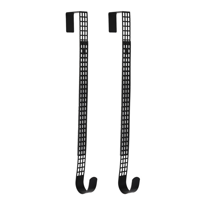 Hook and Lattice Wreath Hanger, 15.75" H x 4.33" W x 1.18" D