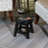 Hardwood Stool With Floral - Functional For Ottomans & Footrests Wooden Stool, Versatile And Footrest Playrooms-1373701478