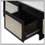 Banc de rangement avec tiroirs en rotin et bouton amovible-506135779