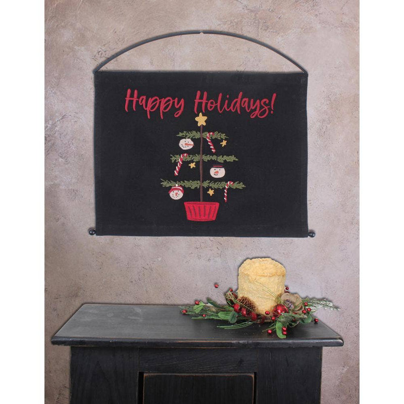 C Snowmen Fun Tree Pennant