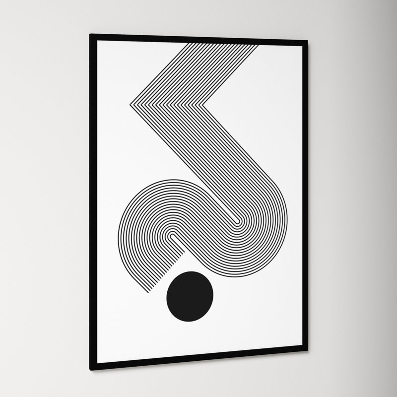 Out You Go by Simon West, 42.25" H x 30.25" W x 0.88" D, Black
