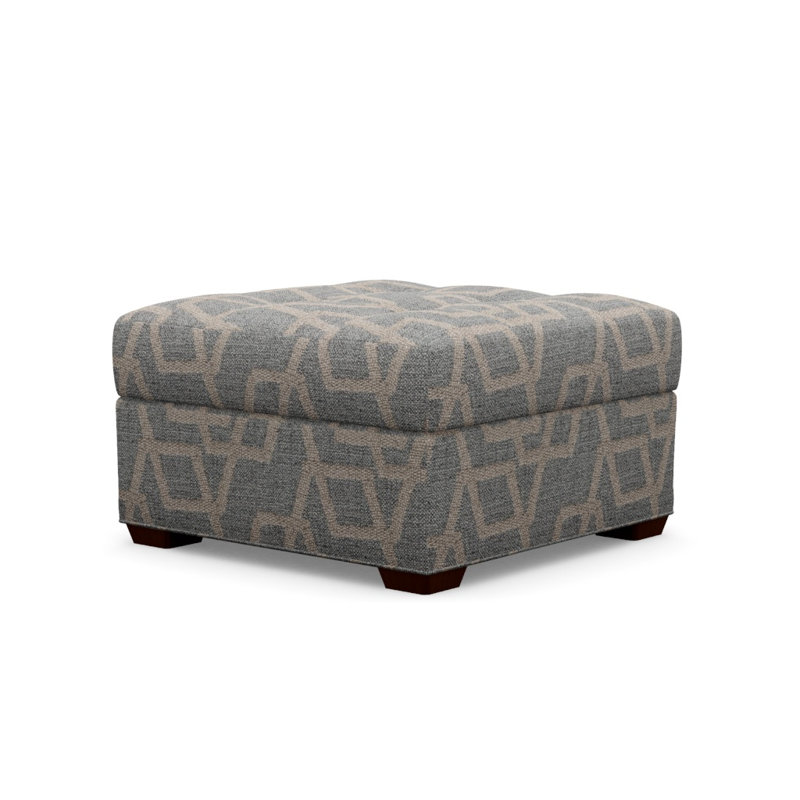 Baxter Square Ottoman, Perky 855437, Sierra