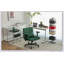 Chaise de bureau Green Velvet Criss Cross