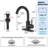 Single-Hole Single-handle Bathroom Faucet with Drain Assembly-93816112