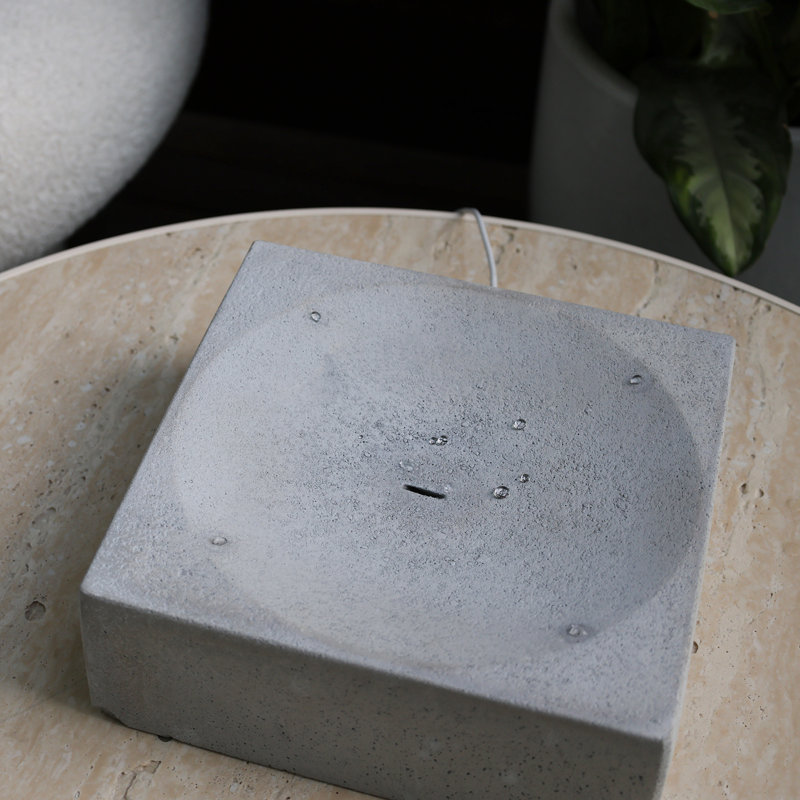 Fontaine de table en ciment Modern