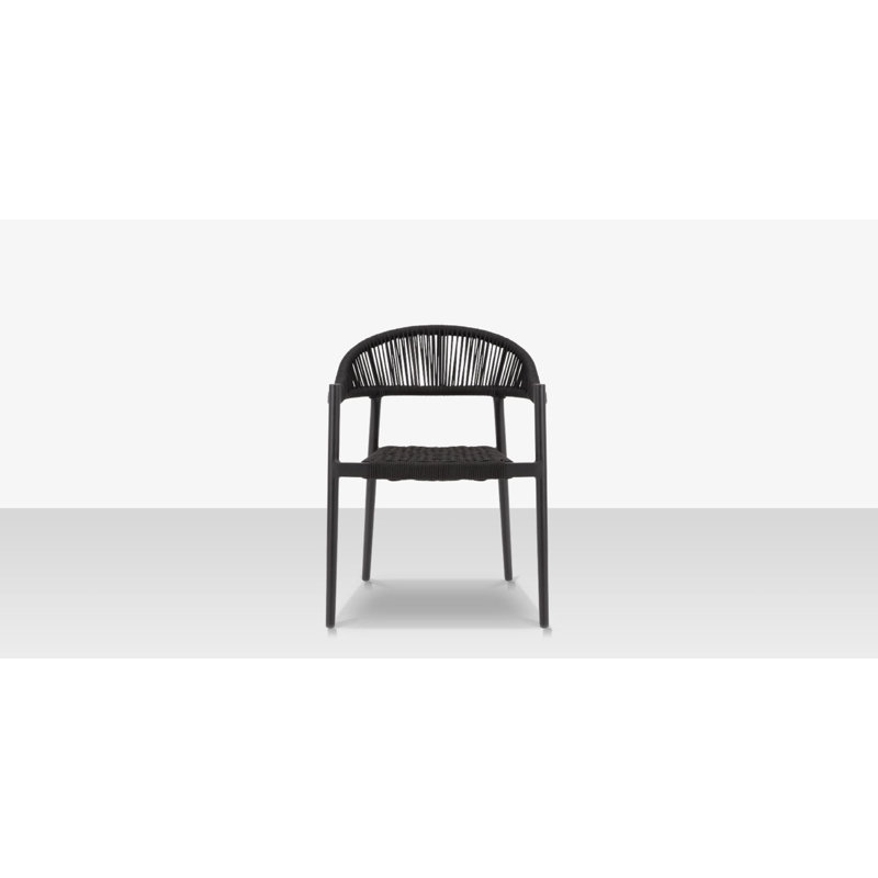 Skye Dining Arm Chair, Black