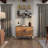 Kennelly 6 Bottle Wall Mounted Wine Bottle & Glass Rack in