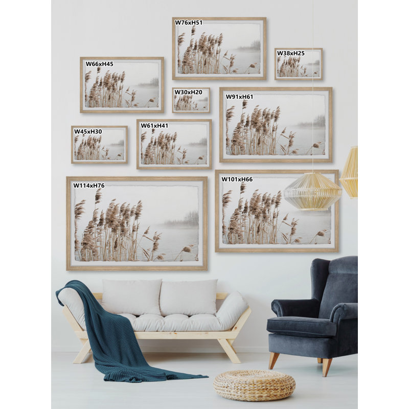Autumn Grass - Single Picture Frame Painting, 61 cm H x 91 cm W