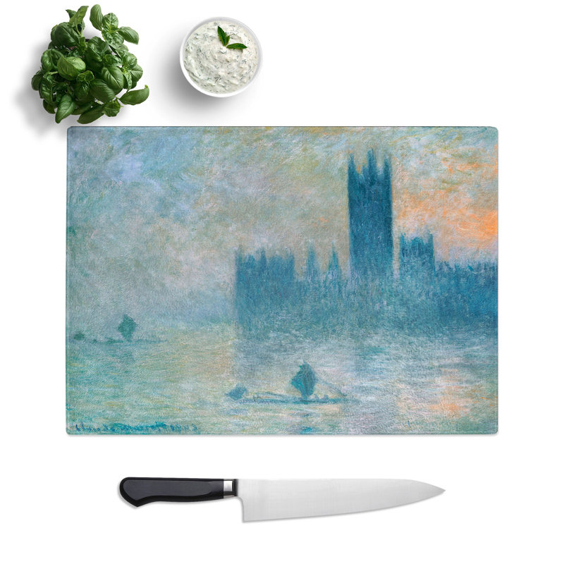 Houses of Parliament in London Vol.4 by Claude Monet Chopping Board, 0.4cm H x 28.5cm W x 39cm L
