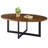 Oval Coffee Table with Open Shelf-606600877