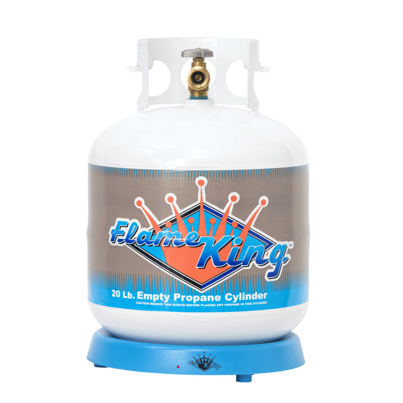 Flame King Smart Wireless Propane Tank Scale Bluetooth Gas Gauge w/ App Connectivity 20-40LB Tanks