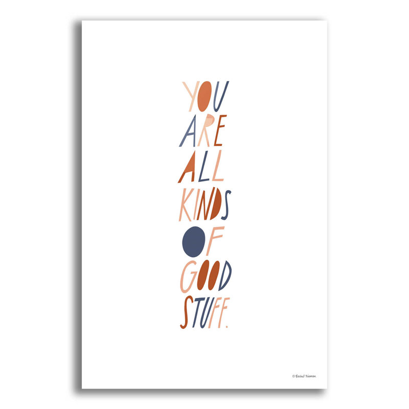 «Good Stuff» par Rachel Nieman - impression non encadrée, L 12 po x H 16 po