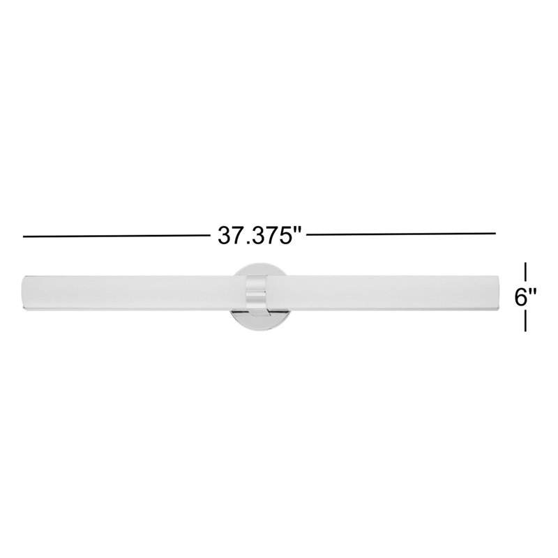 Barre d'éclairage de salle de bain 2 lumières Lyke, Bronze vieilli