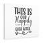 This Is Our Happily Ever After - Wrapped Canvas Print-431598149