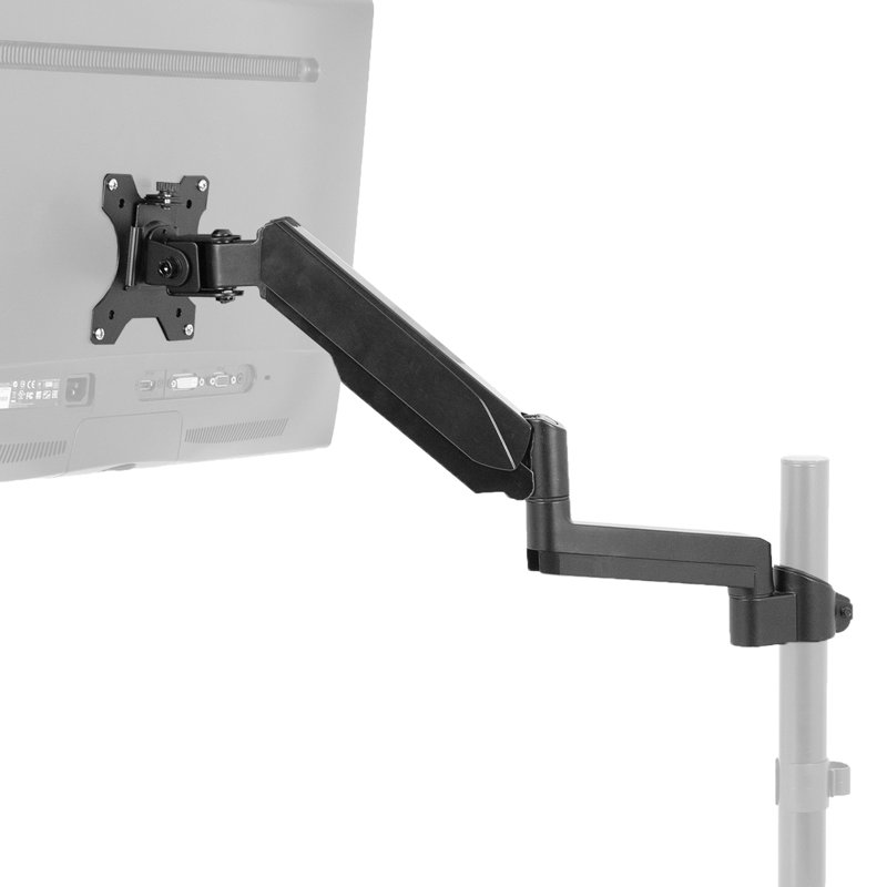 Bras de moniteur pneumatique simple pour support de bureau