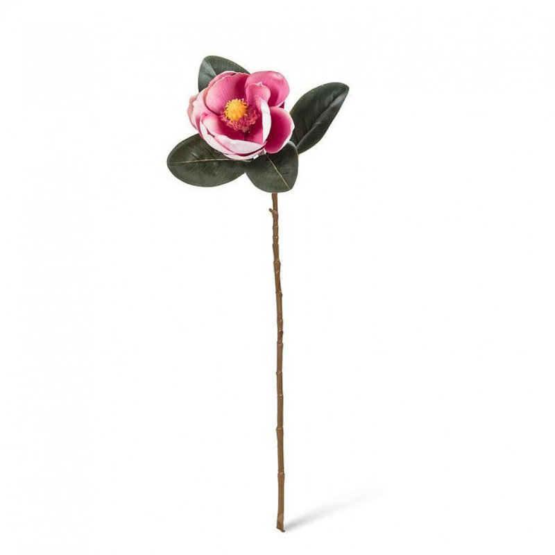 Medium Pink Magnolia Bloom Artificial Flower