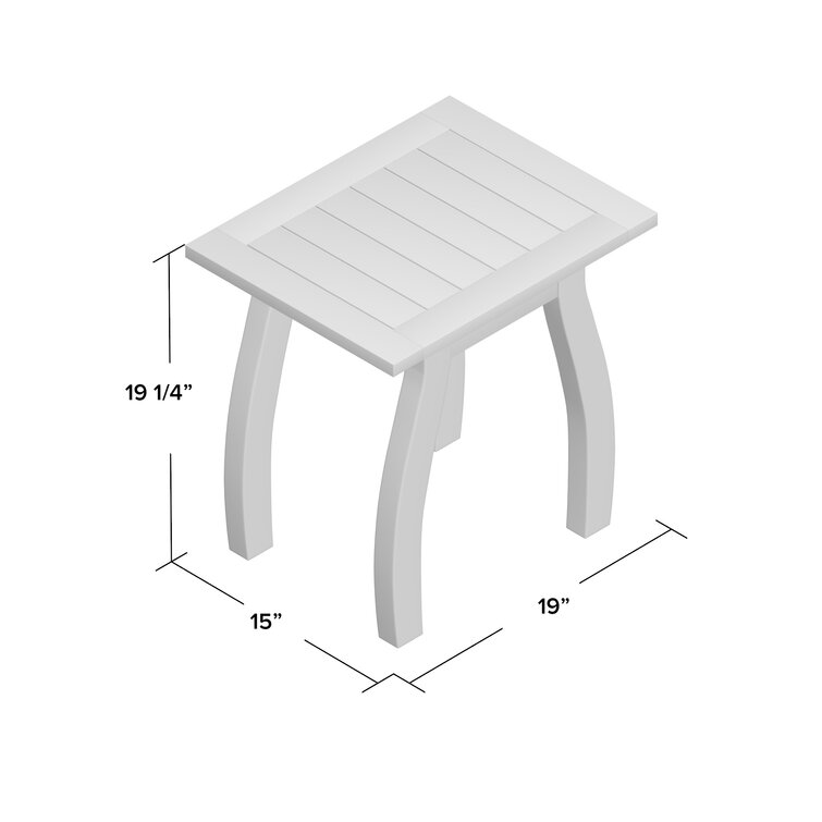 Broadi Solid Wood Side Table