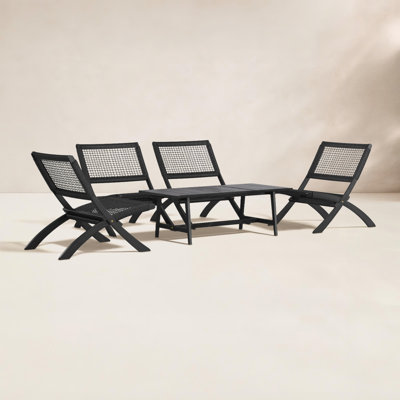 Kismet 4-Person Acacia Patio Seating Group