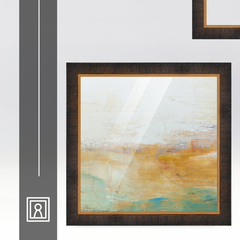 Jensenn Solid Wood Picture Frame, Brown, 20" W x 20" H