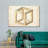 Cream Cube Illusion On Canvas Print-1689680115