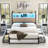 Tryston Bed Frame With Bookcase Headboard-1741736399-1741736392