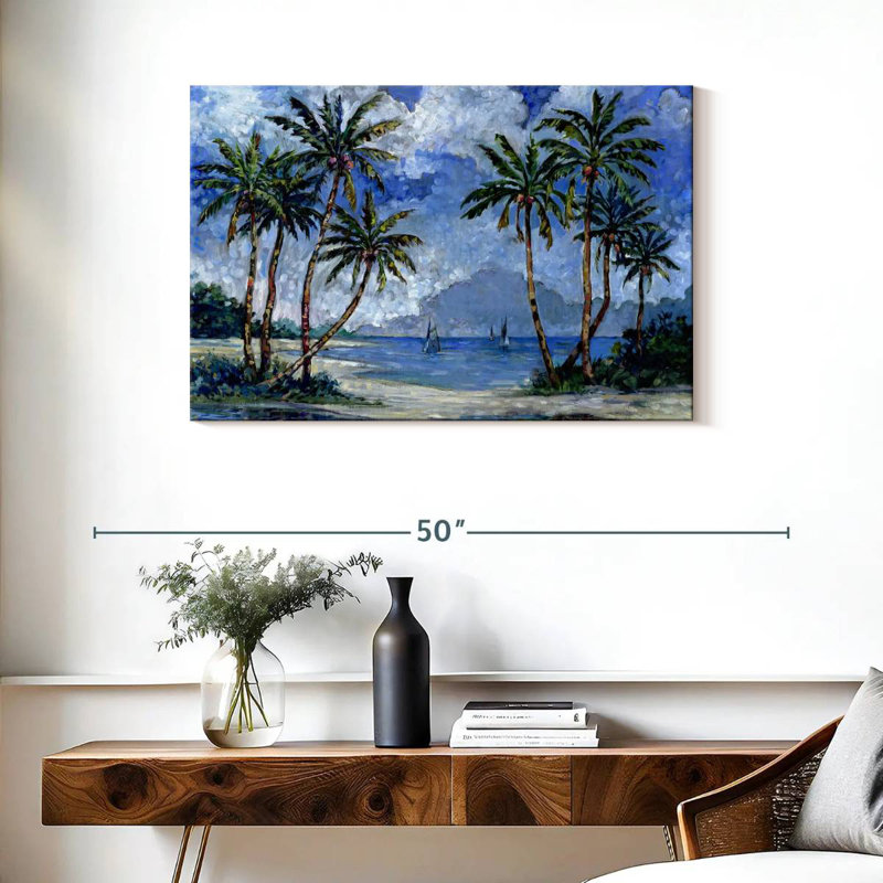 Gillard Impressions Of Palms II, H 24 po x l 36 po
