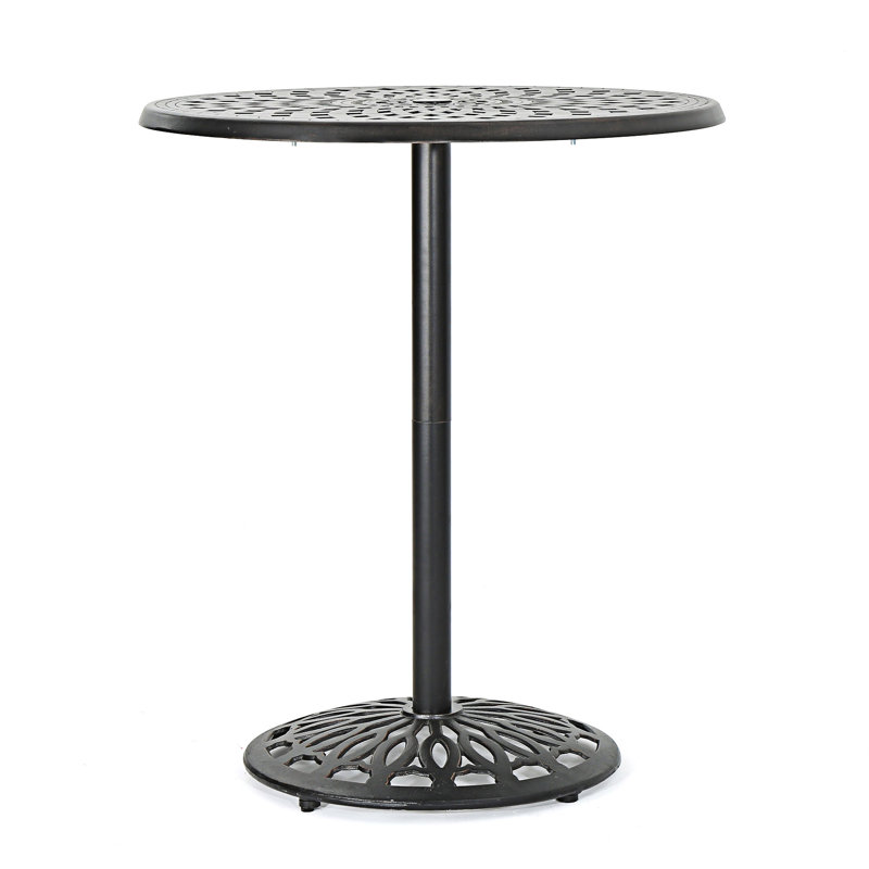 Table de bar ronde en aluminium